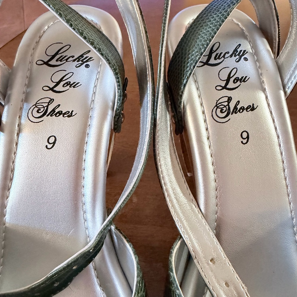 LUCKY LOU PLATFORM SHOES (WORN ONCE) - Picture 2 of 6
